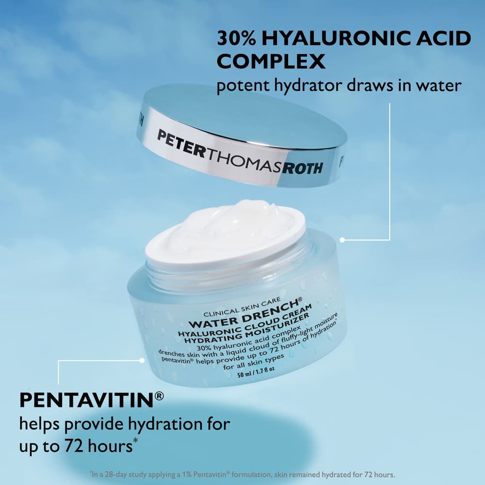 FULL-SIZE WATER DRENCH&reg; ESSENTIALS 2-PIECE MOISTURIZER AND EYE PATCH SET (SET DE CREMA Y PARCHES PARA OJOS HIDRATANTES)